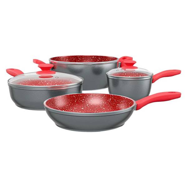 Jogo de Panelas Philco Alumínio Antiaderente Redstone 4 Peças PKT407 — Philco