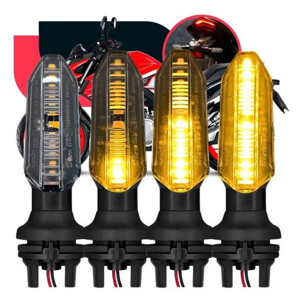 Kit 4 Pisca Seta De Led Cb250 Twister Cg Titan Fan Start 160 — Sem marca