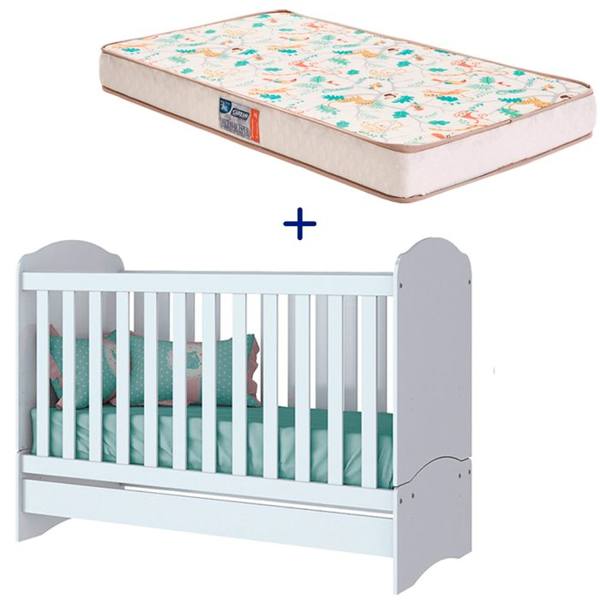 Kit Berço Mini Cama Henn Bala de Menta + Colchão Gazin Supreme D18 — Gazin
