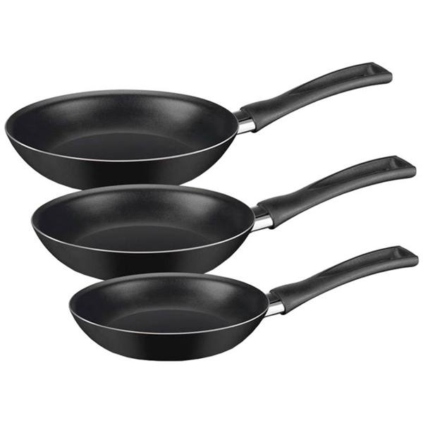 Kit de Frigideiras Rochedo Basic Antiaderente 3 Peças 18cm, 20cm e 24cm — Rochedo