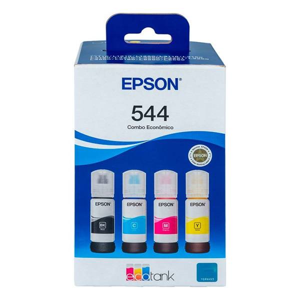 Kit Refil para Tanque de Tinta Epson com 4 Cores T544 até 7.500 páginas — Epson