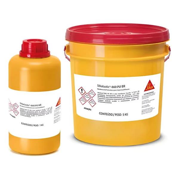 Laje Seca Pra Sempre! Sikalastic-860 Pu Forte Caixa 12kg — Sem marca