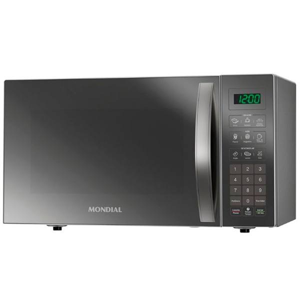 Micro-ondas de Bancada Mondial 34L Espelhado Menu dia a dia MO-02-34-E — Mondial