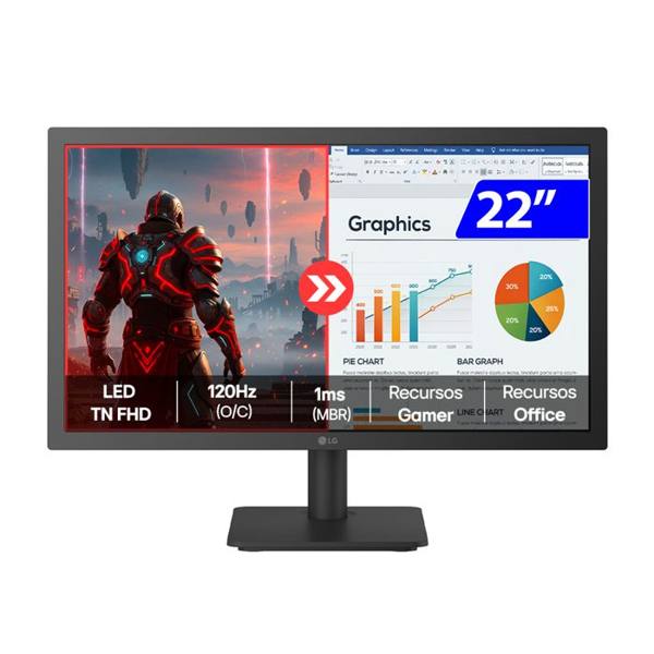 Monitor Gamer LG 22U403A 22" Full HD 120Hz VA HDMI VGA — LG