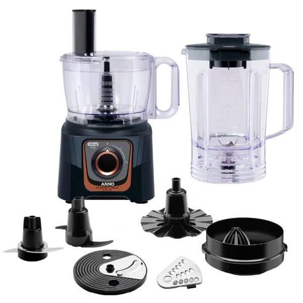 Multiprocessador de Alimentos Arno Multichef 7em1 700W 24 Funções MP72 — Arno