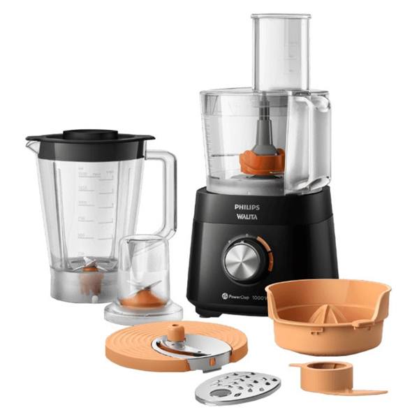 Multiprocessador Philips Walita 7 em 1 PowerChop 1000W Função Pulsar — Philips Walita