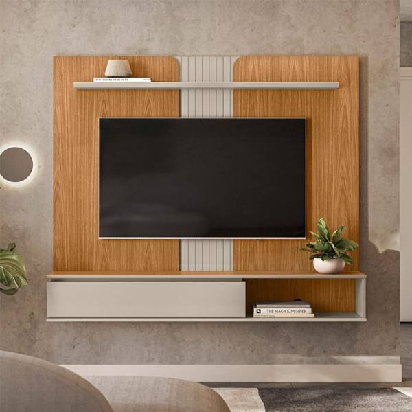 Painel Home para Tv até 65" com Prateleira  Friburgo Linea Brasil — Linea Brasil