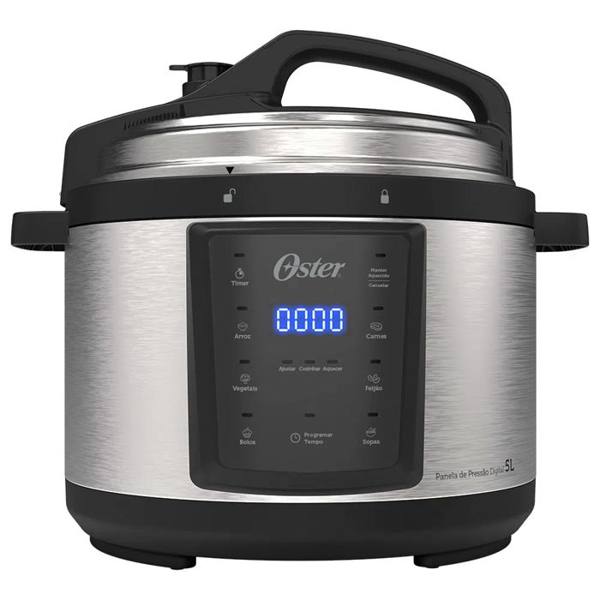 Panela de Pressão Elétrica Oster 5L com Painel Digital e Timer OPAN920 — Oster