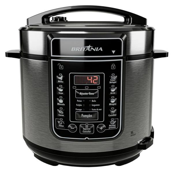Panela Elétrica de Pressão Britânia 5L BPP05P 13 Receitas — Britânia