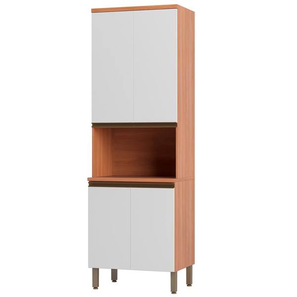 Paneleiro Telasul Macadamia MDP 70cm 4 Portas 1 Nicho — Telasul