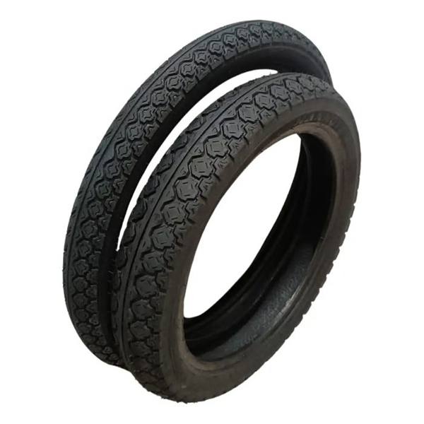 Par Pneus Biz 100 Biz 125 Pop 100 110 60/100-17 + 80/100-14 — Sem marca