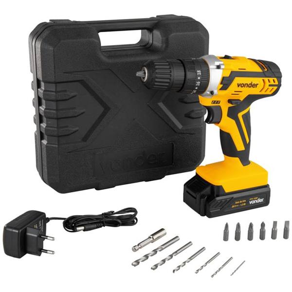 Parafusadeira Furadeira de Impacto Vonder Bateria 3/8 Polegadas PFV 238I — Vonder