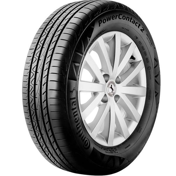 Pneu 195/55R16 Continental PowerContact 2 Aro 16 87H Assimétrico Radial — Continental