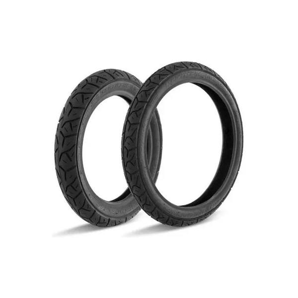 Pneus Pro Tork Motos Biz 100/110/125 Pop 100/110 Modelo 80/100-14 e 2.50-17 — ELO