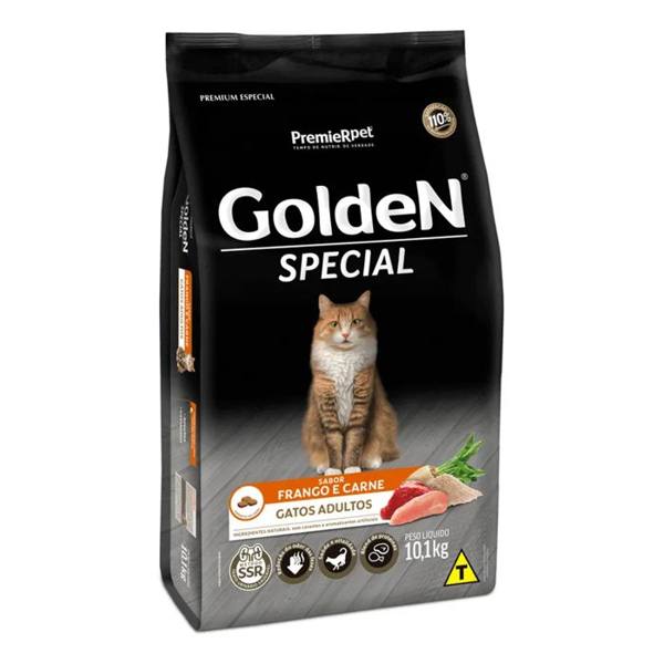 Ração Golden Special Gatos Adultos Frango E Carne 10,1 Kg — Sem marca