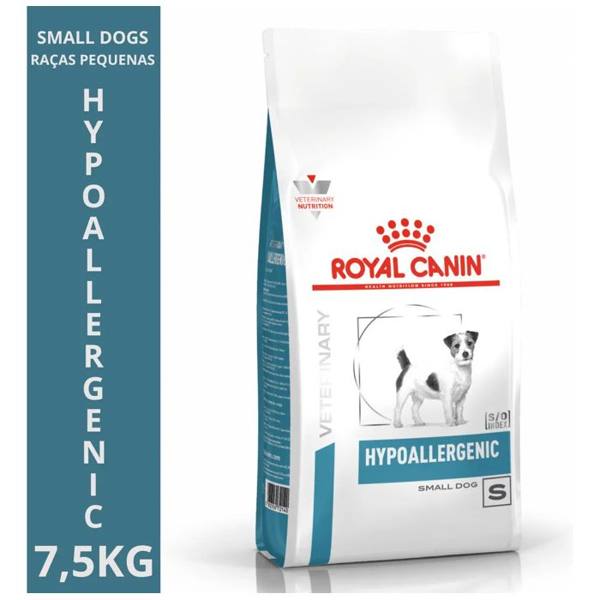 Ração Royal Canin Hypoallergenic Diet Cães Pequenos - 7,5kg — Sem marca