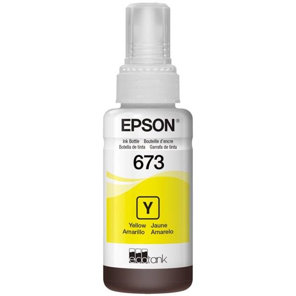 Refil para Tanque de tinta Epson Amarelo NºT673 até 5.400 Páginas T673420-AL — Epson