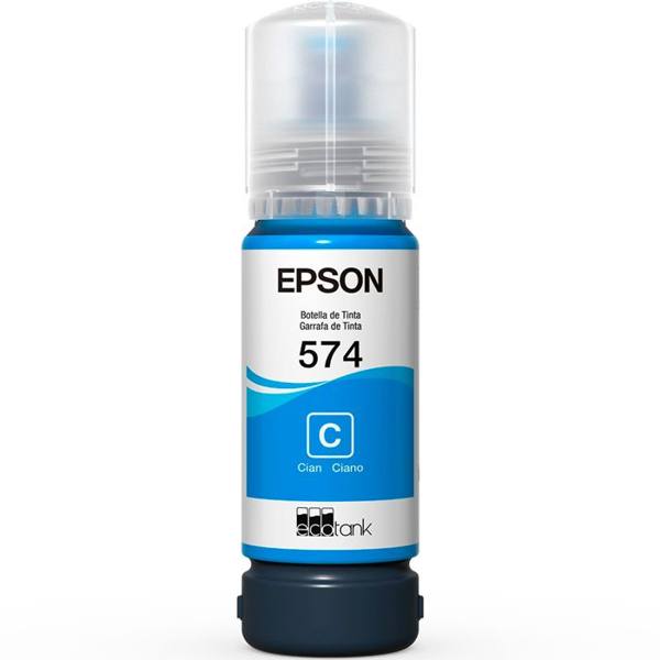 Refil para Tanque de Tinta Epson Ciano 574 até 2.100 Fotografias — Epson