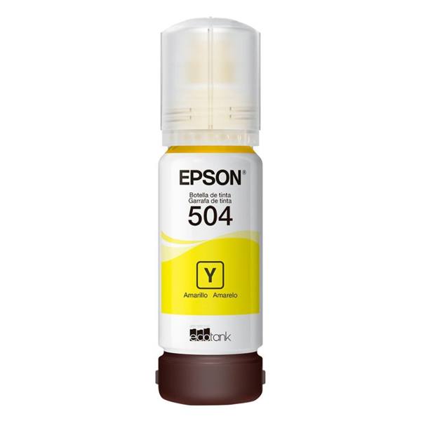 Refil Tanque de Tinta Epson Amarelo T504 até 6000 Páginas — Epson