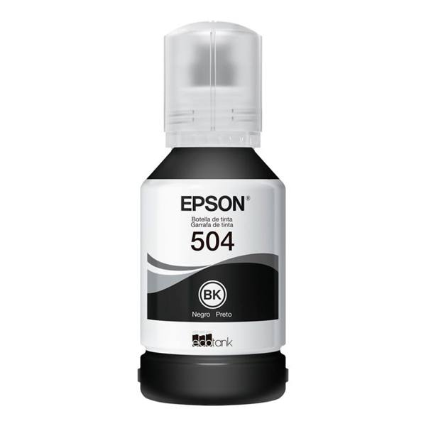 Refil Tanque de Tinta Epson Preto T504 até 7500 Páginas — Epson