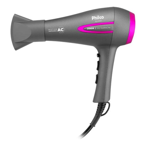 Secador De Cabelos Philco  2100w Cor Cinza — Philco