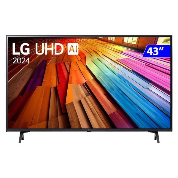 Smart TV LG 43" 4K UT80 Comando de Voz 43UT8000PSA — LG