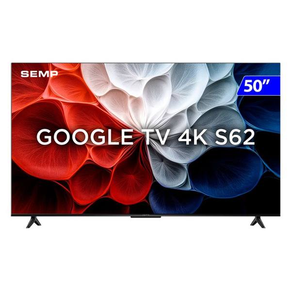 Smart TV Semp LED 50" 4K Wi-Fi Android TV HDR 10+ 50S62 — Semp