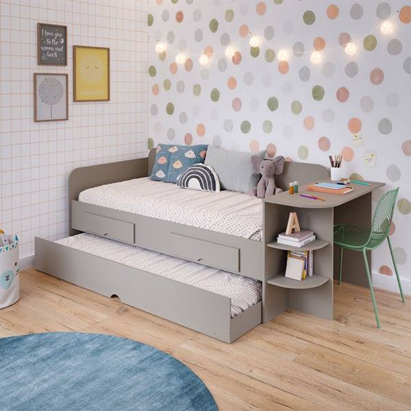 Sofá Cama Cimol Bibox Helena MDF com Escrivaninha — Cimol