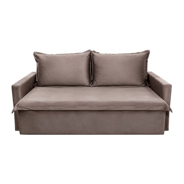 Sofá Fixo 2 Lugares Suede Emily Estofados Campo Grande — Estofados Campo Grande