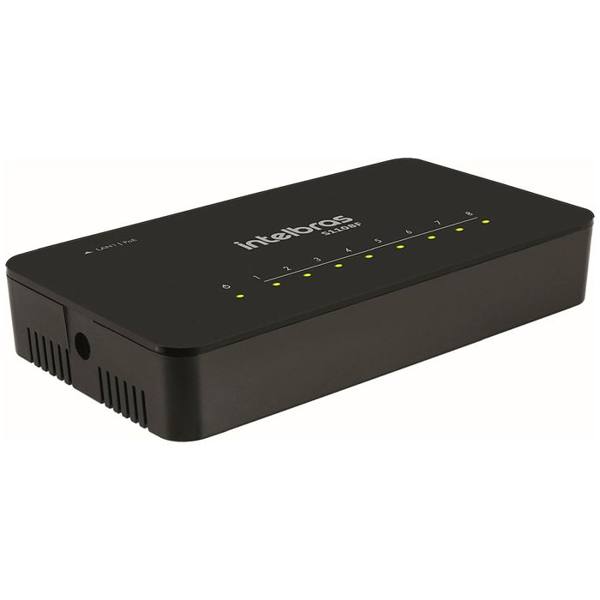 Switch Intelbras S1108F 10/1000Mbps 8 Portas 4760117 — Intelbras