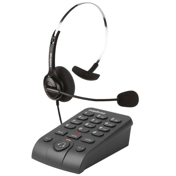 Telefone Headset Intelbras HSB 40 com Teclado — Intelbras