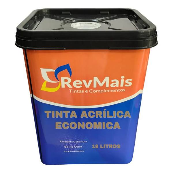 Tinta Acrílica Lavável Cores Variáveis Casa Alvenaria Branco — Sem marca