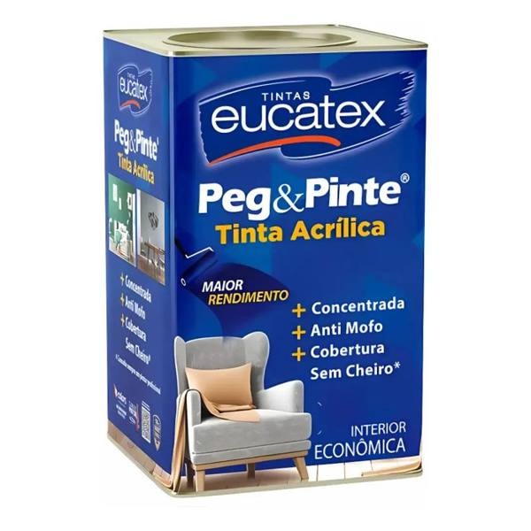 Tinta Acrílico Peg Pinte Parede Eucatex - Escolha A Cor — Sem marca