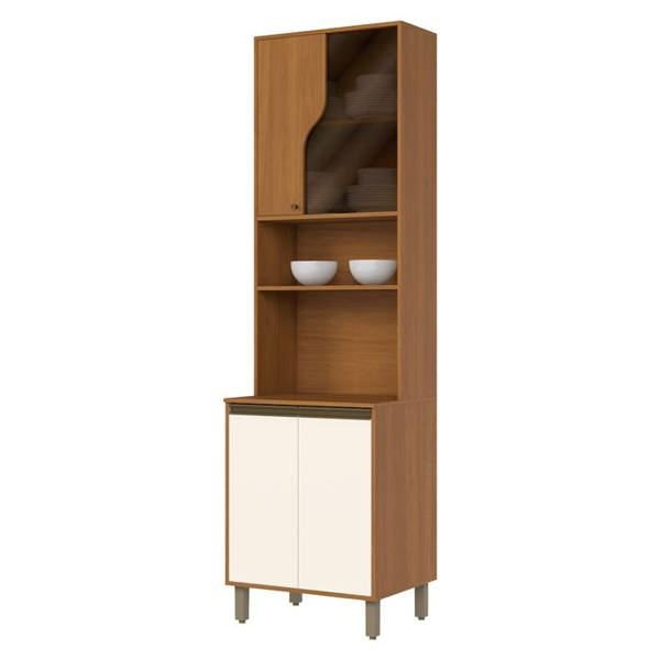 Torre Quente 1 Nicho para Forno 4 Portas MDP e MDF Venaly Henn — Henn