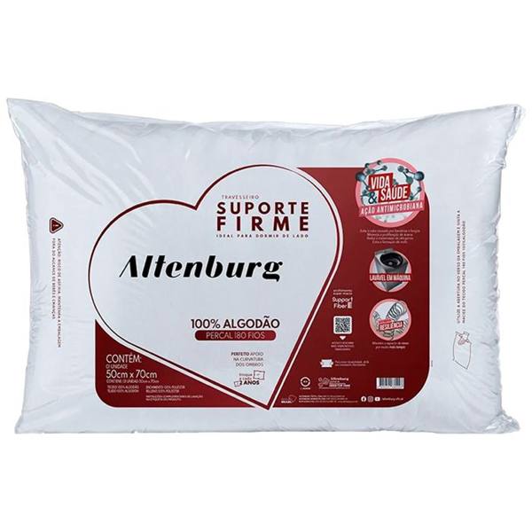 Travesseiro Altenburg Suporte Firme 100% Poliéster — Altenburg