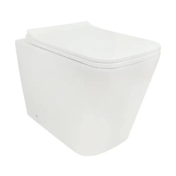Vaso Sanitário Bacia Provada Convencional Quadrado Tubrax Cor Branco — Tubrax